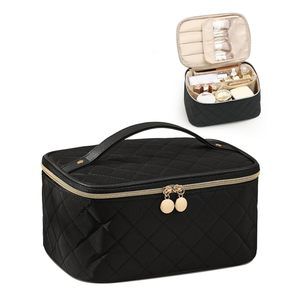 Makeup Bag, Large Capacity Portable Travel Cosmetic Bag, Waterproof Makeup😀